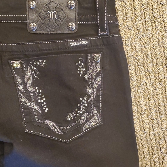 Womens Miss me dark denim size 28 - Picture 3 of 6